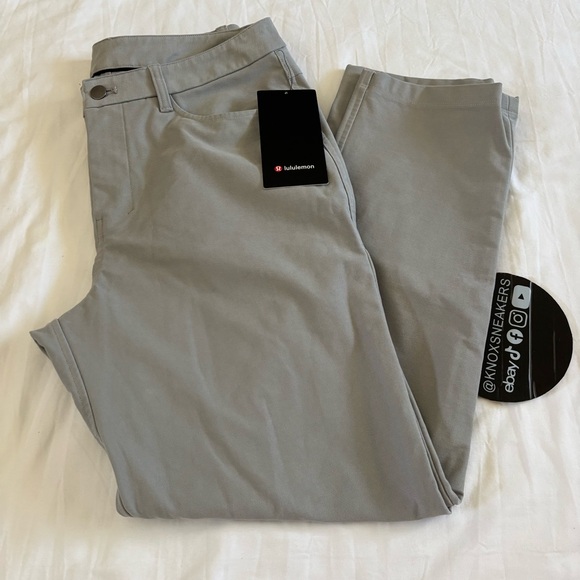 Lululemon ABC Classic-Fit 5Pkt Pant 30”L *Utilitech SILD Silver Drop Size 32